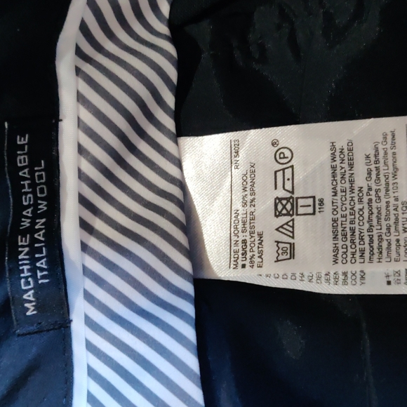 Petite Ryan Slim Straight-Fit Washable Italian Wool Pant - Picture 6 of 10